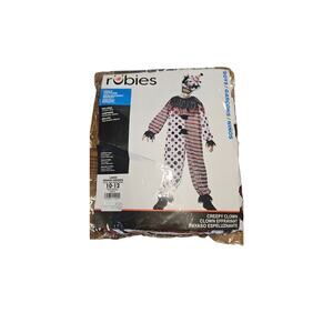 Rubies Creepy Clown Costume for Kids Unisex Kids